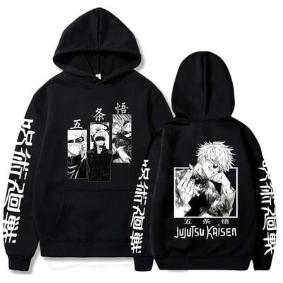 Jujutsu Kaisen Cartoon Graphic Hoodie | JJK Streetwear