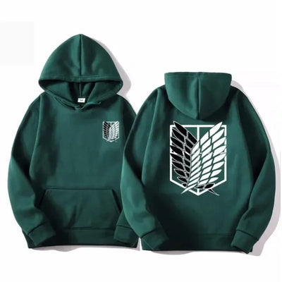 Attack on Titan Pullover Hoodie | AOT Fan Anime Hoodie