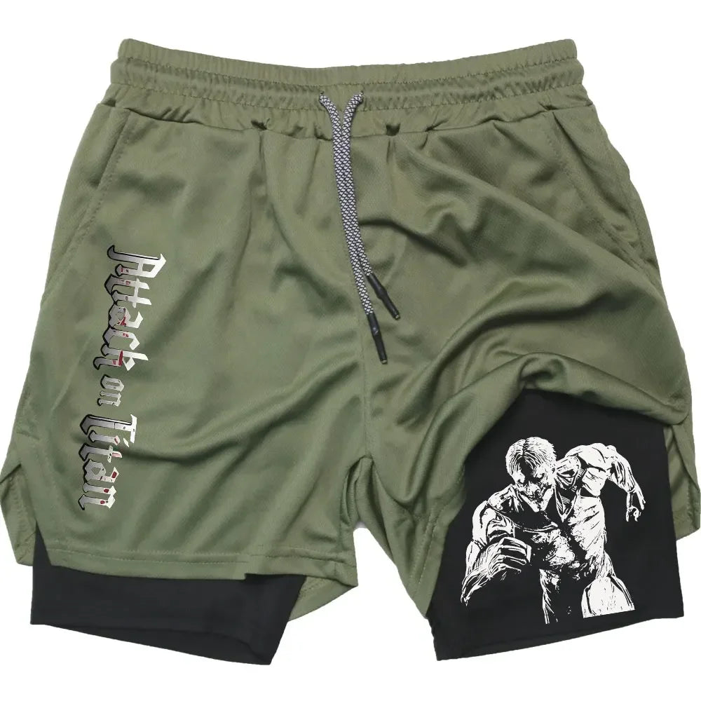 Attack on Titan Gym Shorts