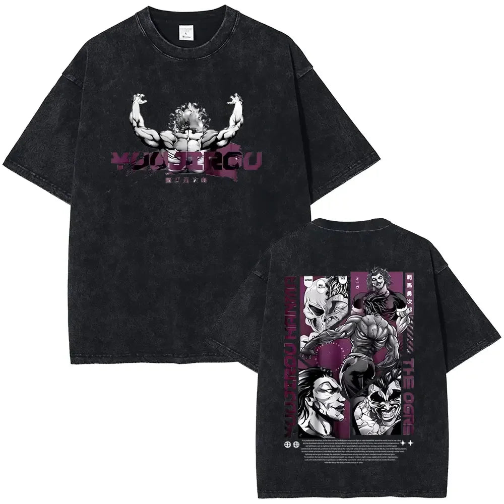 Baki The Grappler Washed T-shirt