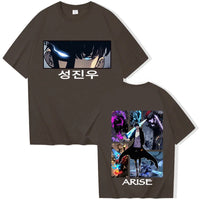 Sung Jinwoo Solo Leveling Graphic Tee | Anime Fan Shirt 3