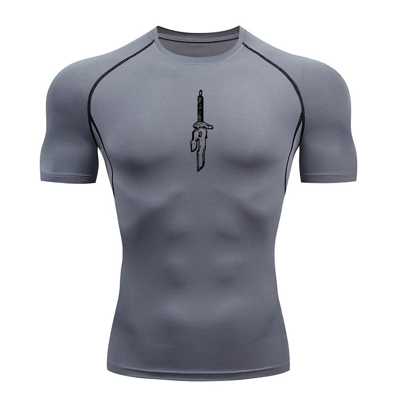 Anime Compression Quick Dry T-shirts