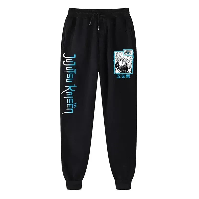 Anime Print Wool Joggers