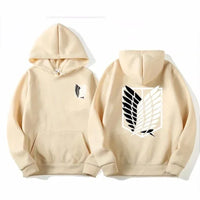 Attack on Titan Vintage Pullover Hoodie | AOT Streetwear 6