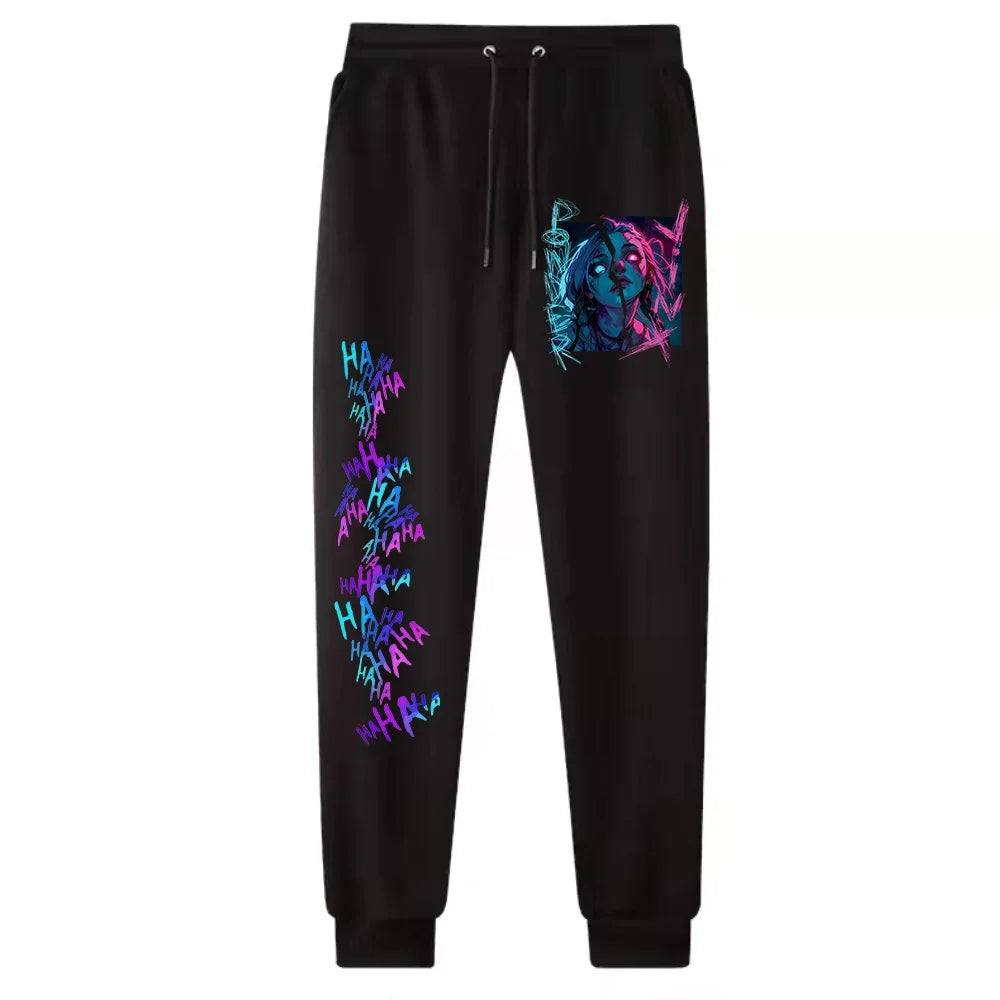 Arcane Jinx Anime Joggers