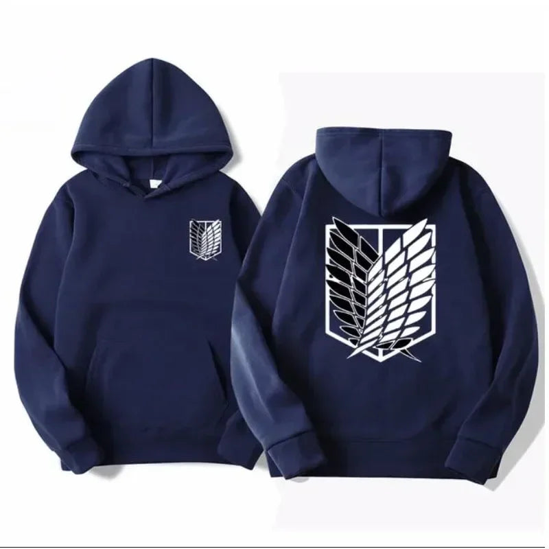 Attack on Titan Vintage Pullover Hoodie | AOT Streetwear