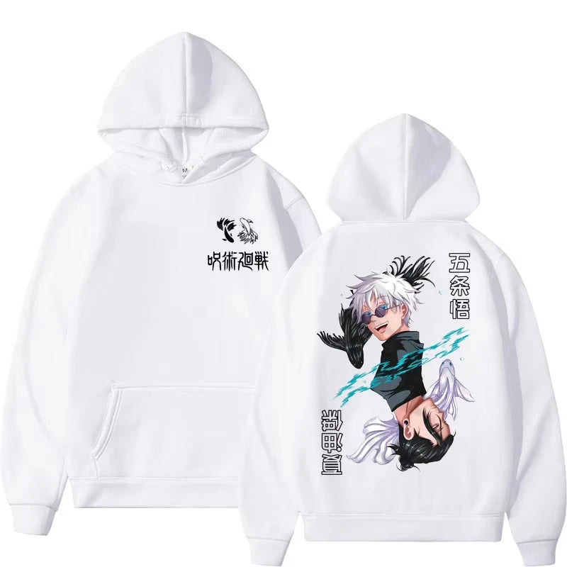 Jujutsu Kaisen Hoodie Casual Fleece Harajuku Tracksuit Streetwear