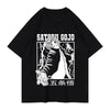 Acid Wash Anime Tee
