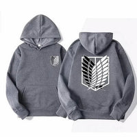Attack on Titan Vintage Pullover Hoodie | AOT Streetwear 3