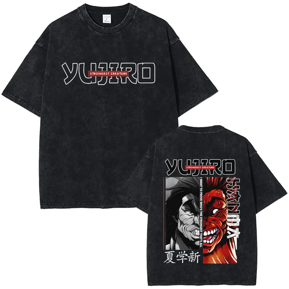 Baki The Grappler Washed T-shirt