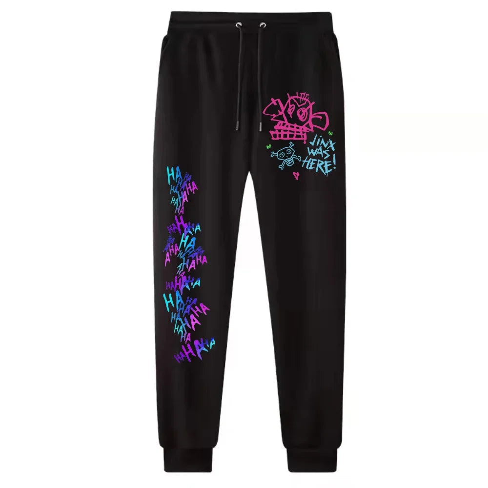 Arcane Jinx Anime Joggers