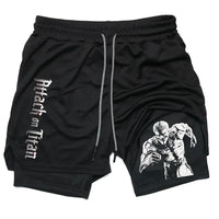 Attack on Titan Gym Shorts | AOT Athletic Training Shorts 5