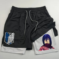 Attack on Titan Sport Shorts | AOT Training Shorts 4