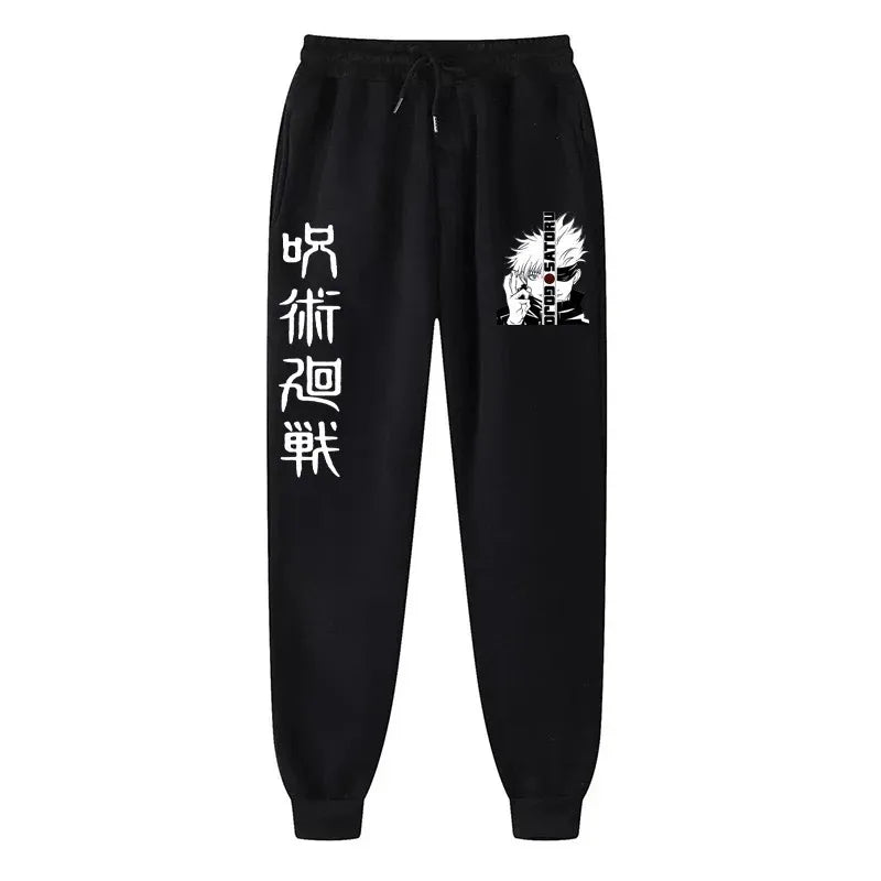 Anime Print Wool Joggers