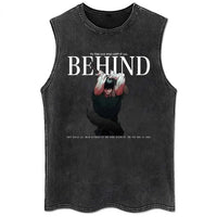 Jujutsu Kaisen Gym Vest Acid Washed Sleeveless Shirt 3