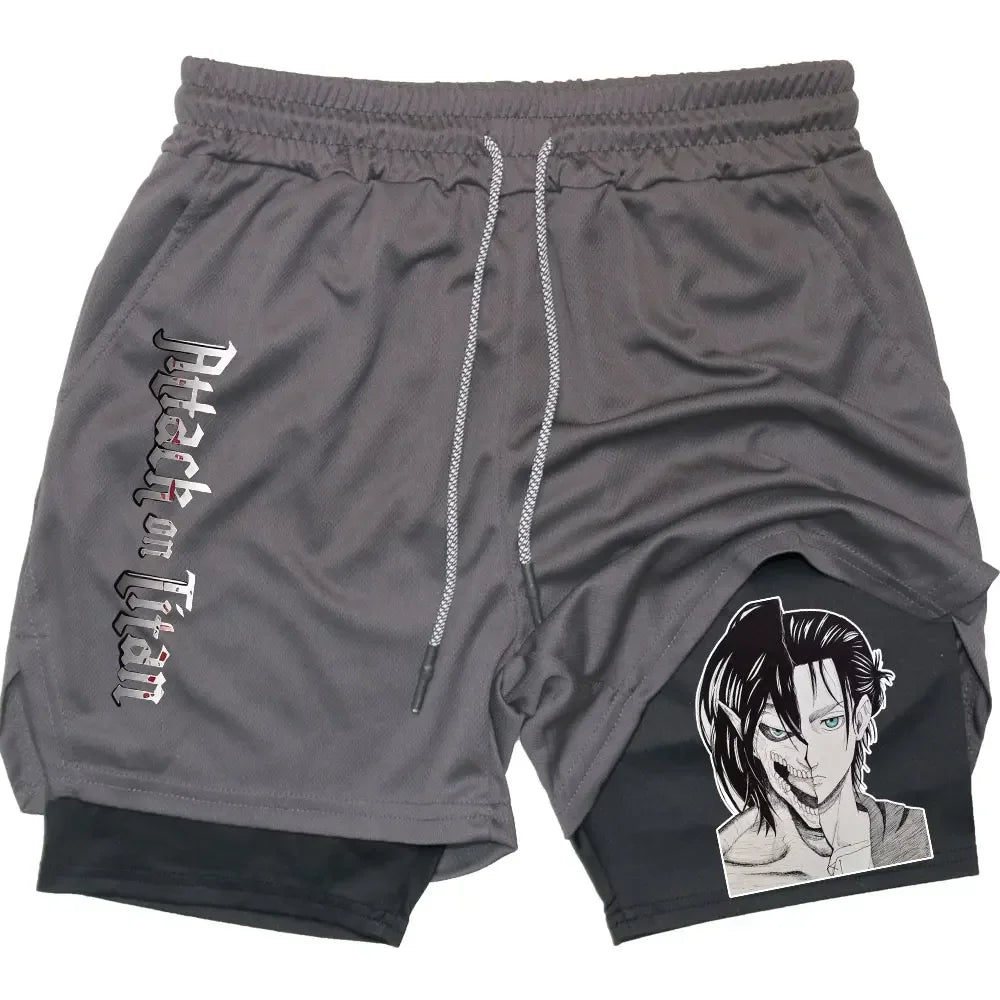 Attack on Titan Gym Shorts