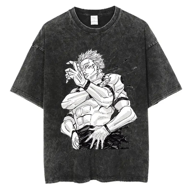 Jujutsu Kaisen acid washed T-Shirt