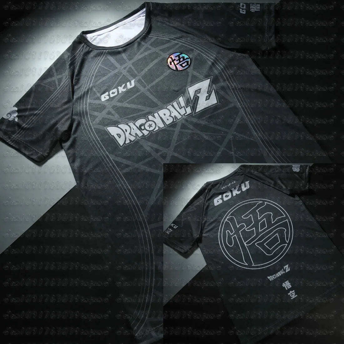 New Dragon Ball Z Goku Football Plus Size Jersey  Short Sleeve T-shirt