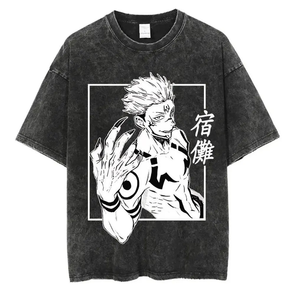Jujutsu Kaisen acid washed T-Shirt