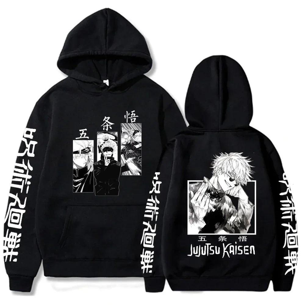 Jujutsu Kaisen Cartoon Graphic Hoodie | JJK Streetwear