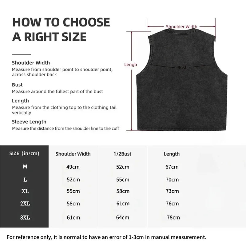 Jujutsu Kaisen Gym Vest Acid Washed Sleeveless Shirt