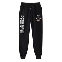 Anime Print Wool Joggers | Unisex Anime Streetwear Joggers 2