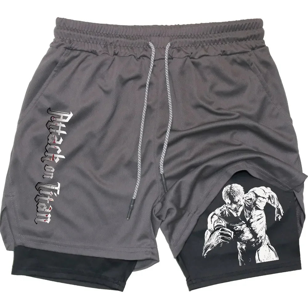 Attack on Titan Gym Shorts