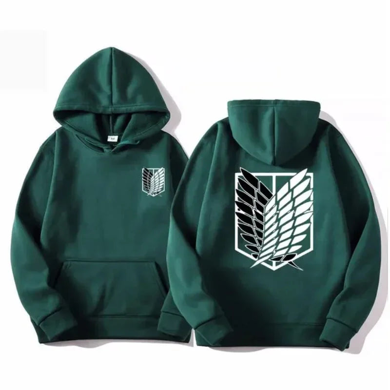 Attack on Titan Pullover Hoodie | AOT Fan Anime Hoodie