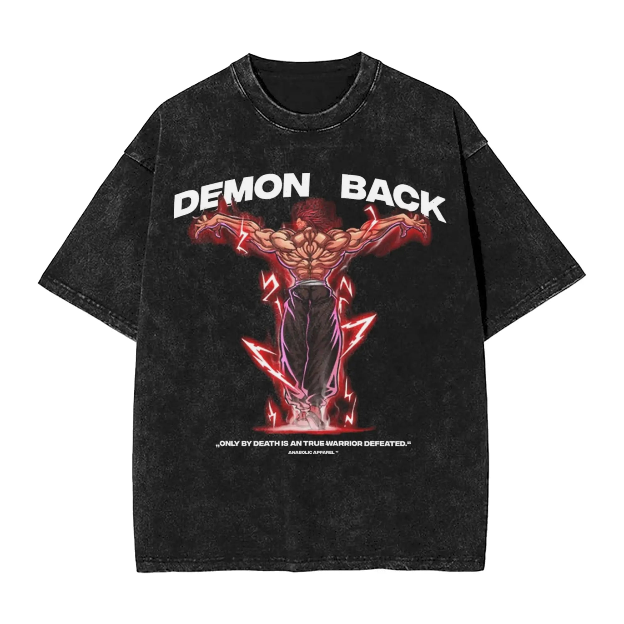 Jack Hanma Baki the Grappler Washed T Shirt