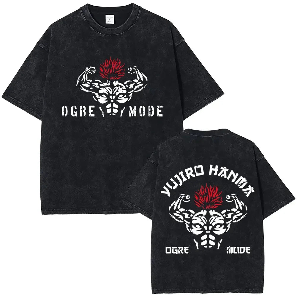 Baki The Grappler Washed T-shirt