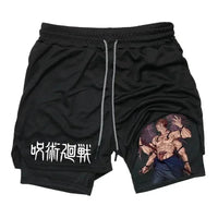 Jujutsu Kaisen Graphic Shorts | JJK Anime Streetwear Shorts 6