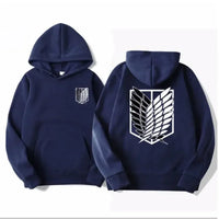 Attack on Titan Pullover Hoodie | AOT Fan Anime Hoodie 7