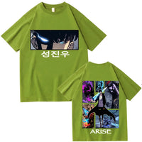 Sung Jinwoo Solo Leveling Graphic Tee | Anime Fan Shirt 5