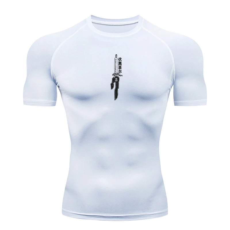 Anime Compression Quick Dry T-shirts