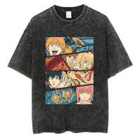 Chainsaw Man Acid Washed Tee 4