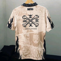 Beige One Piece Short Sleeve Jersey Unisex 2