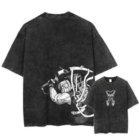 Demon Slayer Men's Acid Washed Tee 4