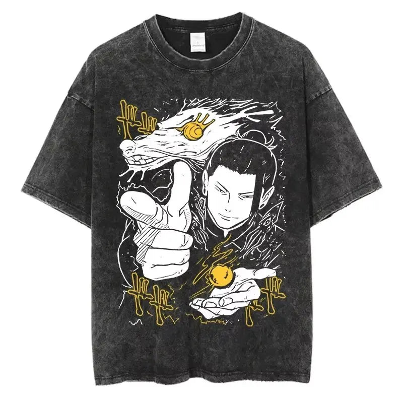 Jujutsu Kaisen acid washed T-Shirt