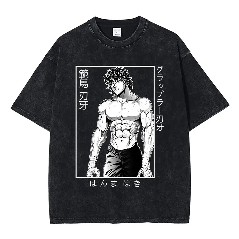 Baki The Grappler Washed T-shirt