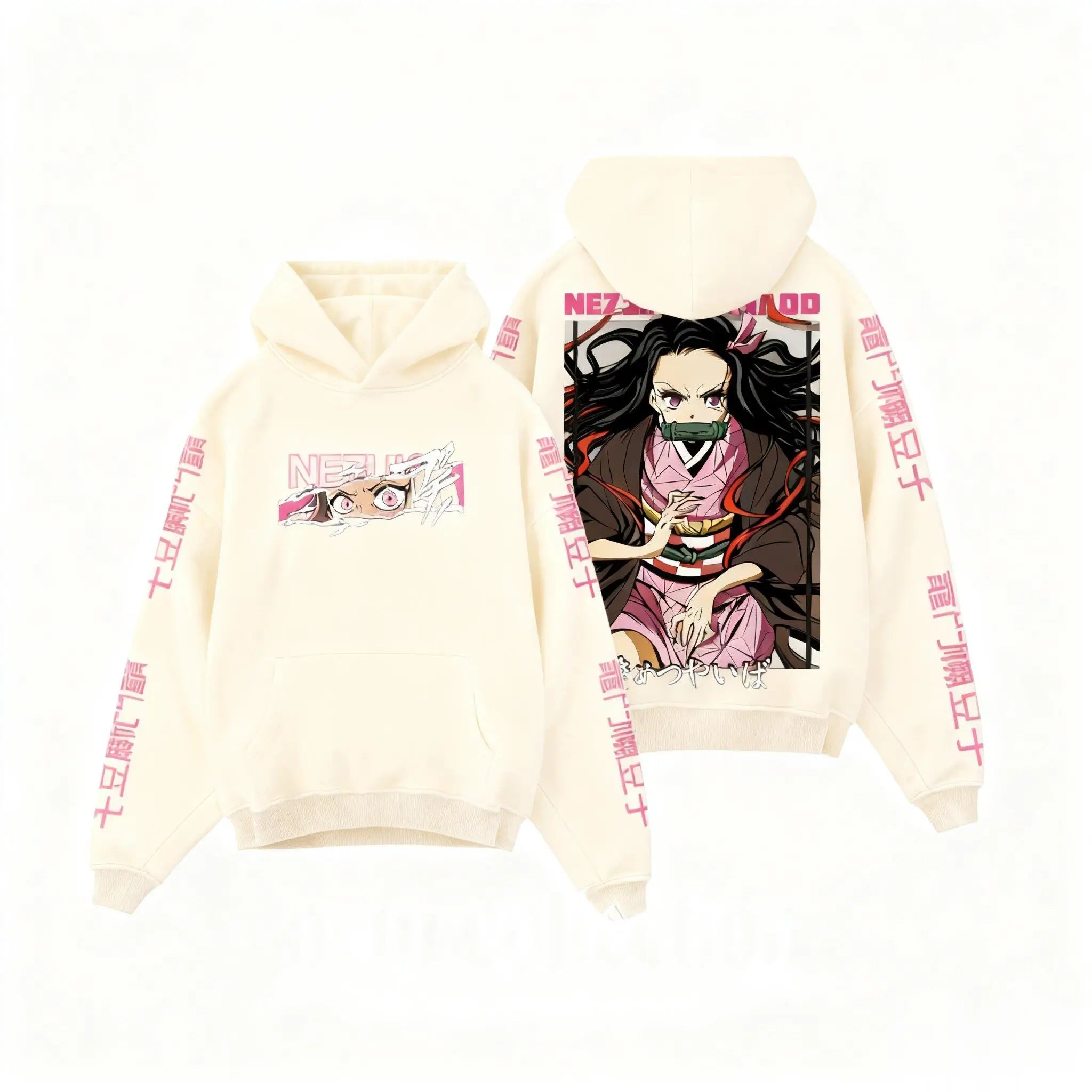 Demon Slayer Nezuko Hoodie Anime Pullover