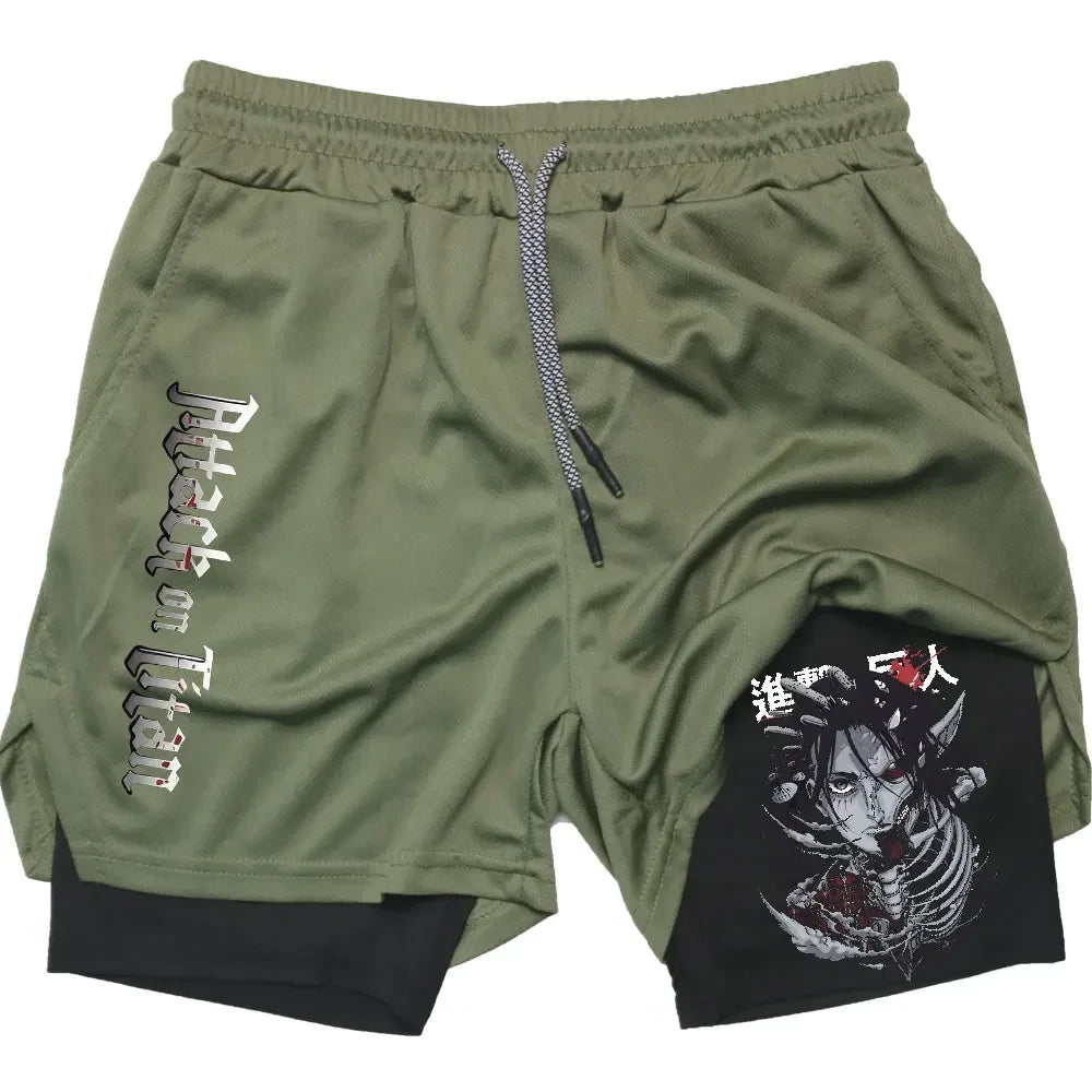 Attack on Titan Gym Shorts