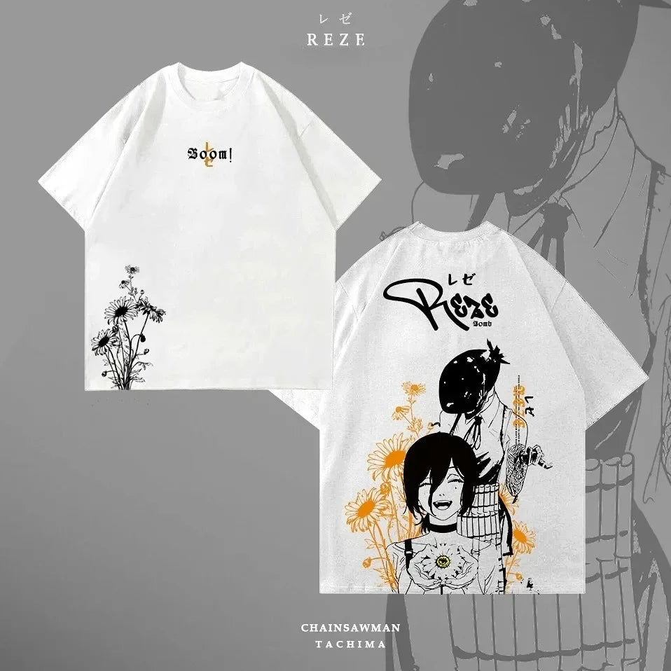 "Chainsaw Man Reze Graphic T-Shirt