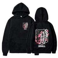 Attack on Titan Pink Accent Hoodie 1