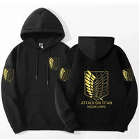 Attack on Titan Round-Neck Hoodie | AOT Anime Streetwear 4