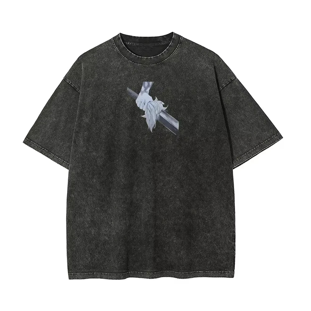 Maki Zenin Jujutsu Kaisen Acid Washed T-Shirt