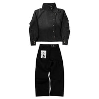 Midnight Commander Vintage Denim Two-Piece Set 1