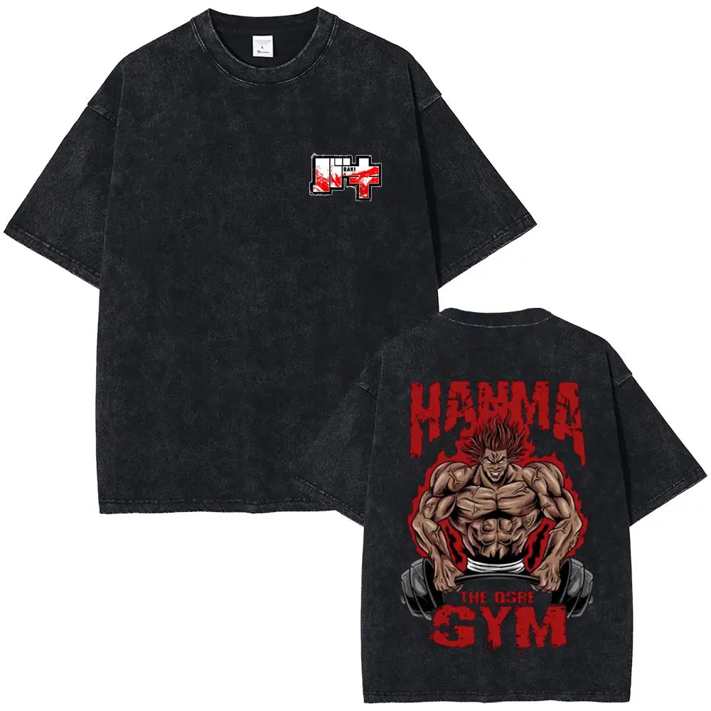 Baki The Grappler Washed T-shirt