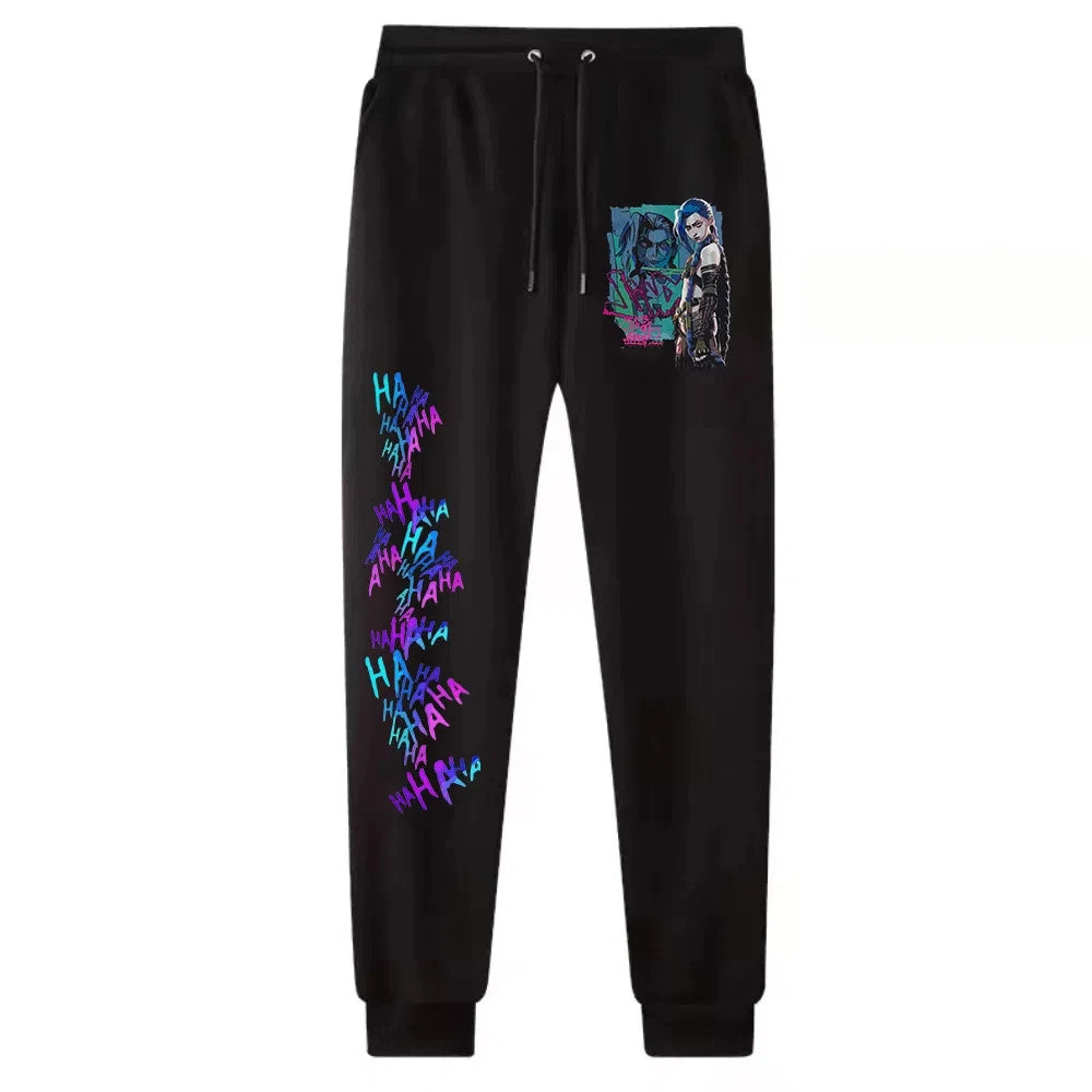 Arcane Jinx Anime Joggers