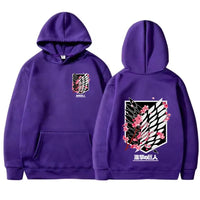 Attack on Titan Pink Accent Hoodie 7