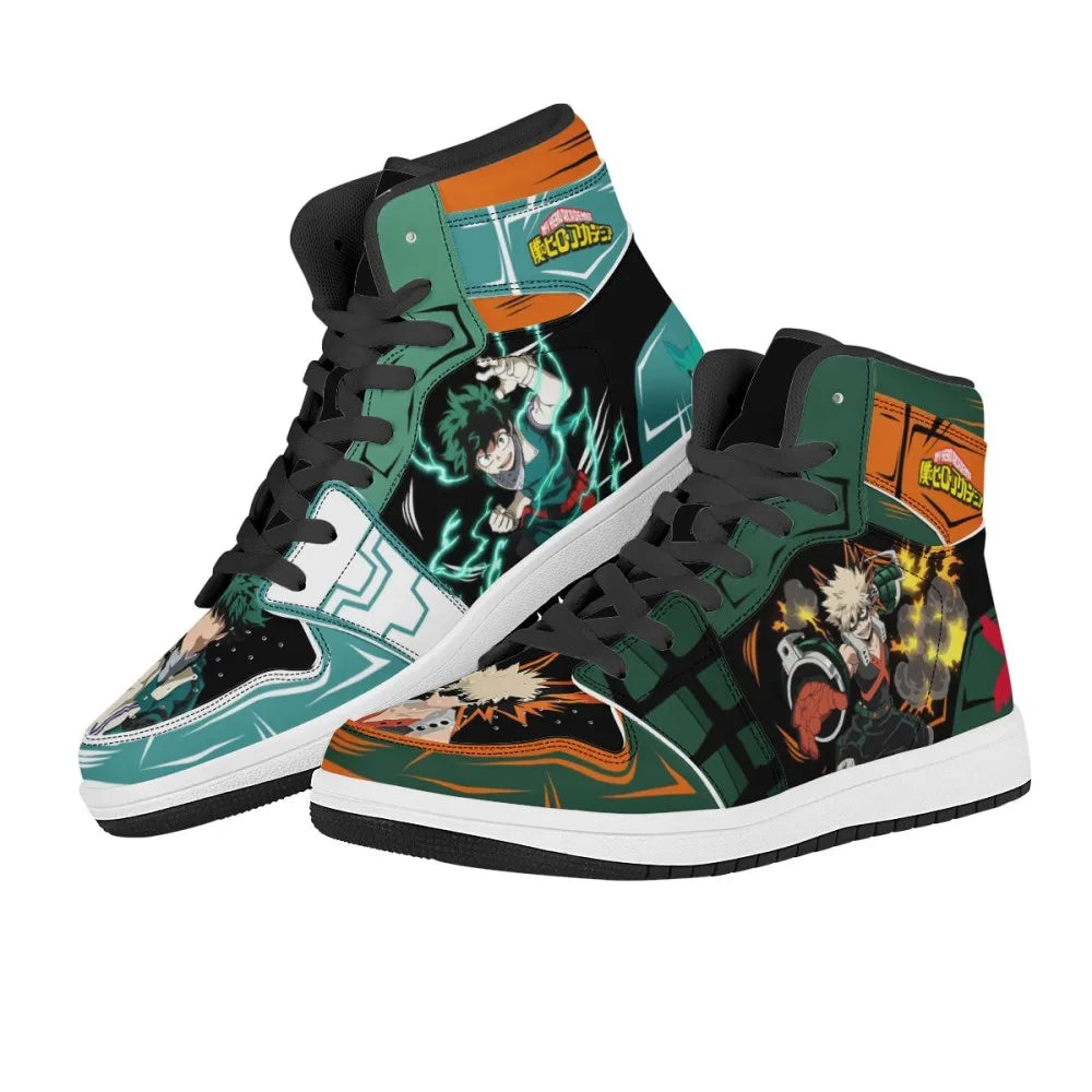 Deku Midoriya Anime Sneakers